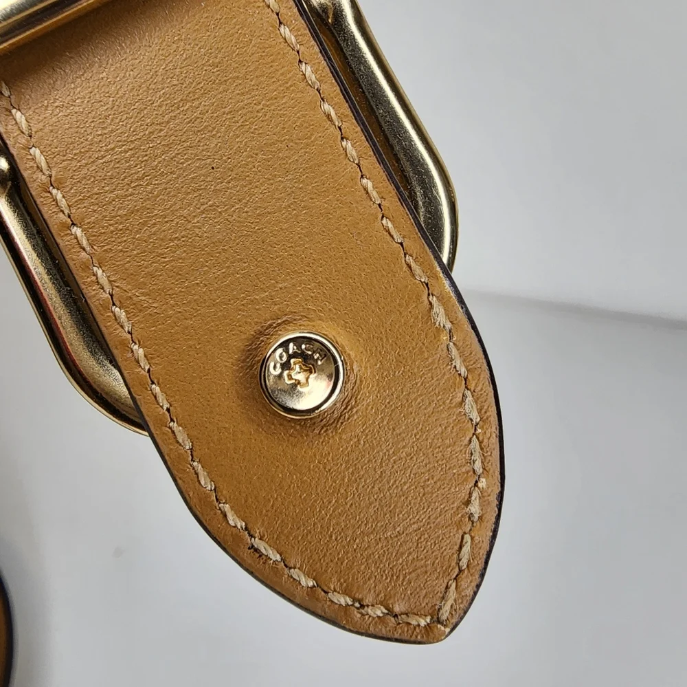 Coach Morgan Rectangle Buckle Belt - Picture 4 of 14